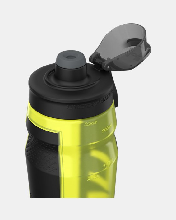 UA Playmaker Squeeze 32 oz. Water Bottle, Yellow, pdpMainDesktop image number 5